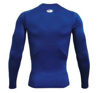 Under Armour HeatGear men's compression long sleeve shirt, royal