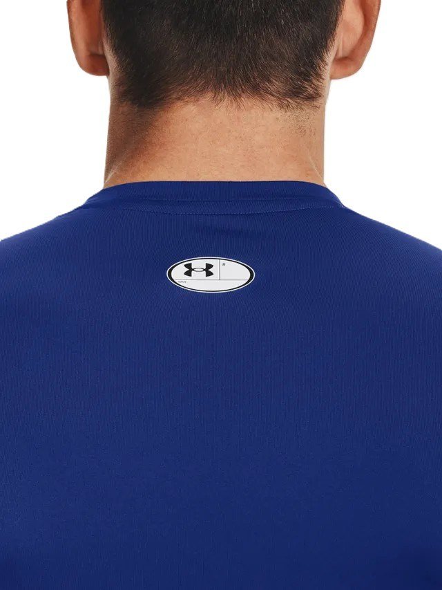 Under Armour HeatGear men's compression long sleeve shirt, royal
