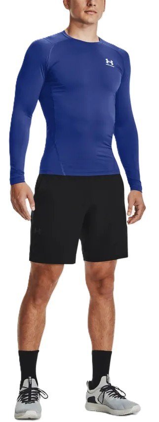 Under Armour HeatGear men's compression long sleeve shirt, royal