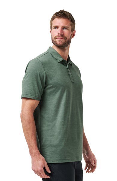 Travis Mathew The Heater men's polo, balsam green