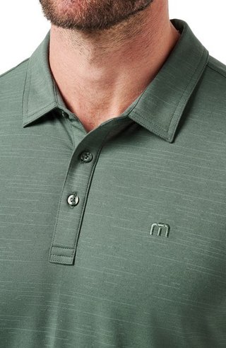 Travis Mathew The Heater men's polo, balsam green