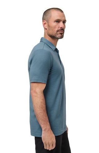 Travis Mathew The Heater men's polo, copen blue