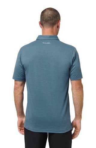 Travis Mathew The Heater men's polo, copen blue