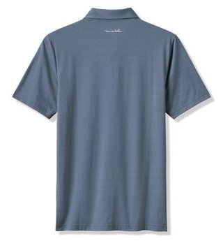 Travis Mathew The Heater men's polo, copen blue