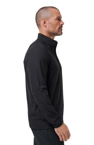 Travis Mathew Wanderlust quarter zip men's jacket, black
