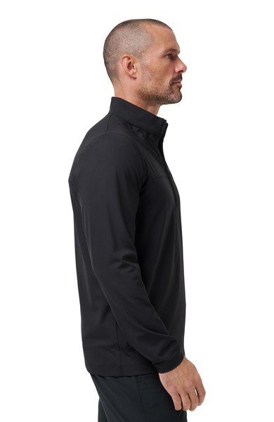 Travis Mathew Wanderlust quarter zip men's jacket, black