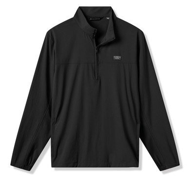 Travis Mathew Wanderlust quarter zip men's jacket, black