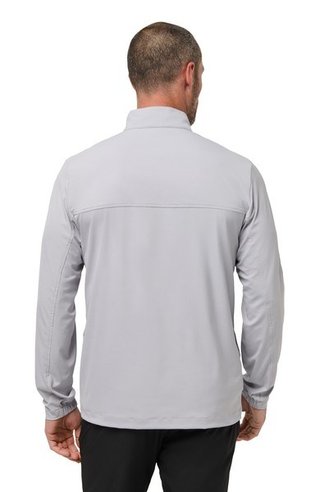 Travis Mathew Wanderlust quarter zip men's jacket, micro chip