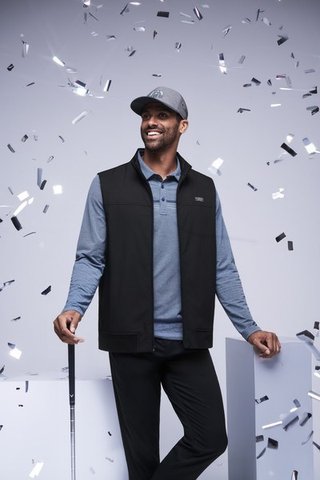 Travis Mathew Wanderlust men's vest, black