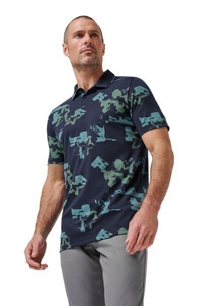 Travis Mathew Favorite Hello men's polo, total eclipse