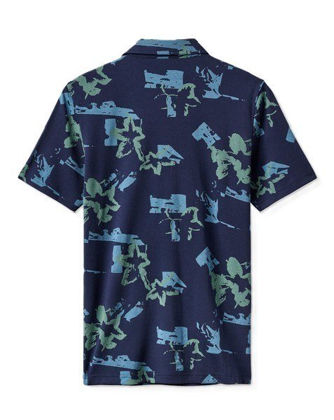 Travis Mathew Favorite Hello men's polo, total eclipse