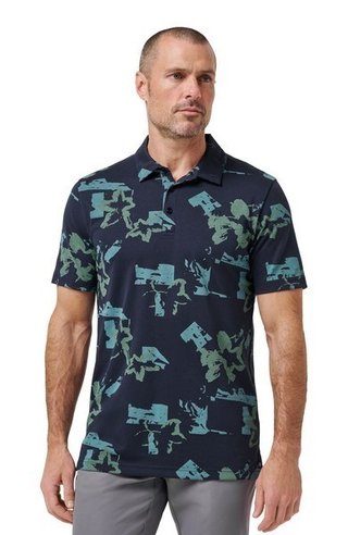Travis Mathew Favorite Hello men's polo, total eclipse