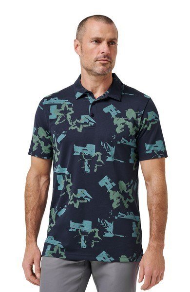 Travis Mathew Favorite Hello men's polo, total eclipse