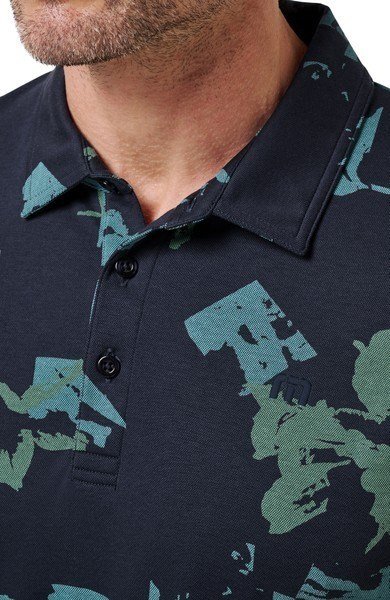 Travis Mathew Favorite Hello men's polo, total eclipse