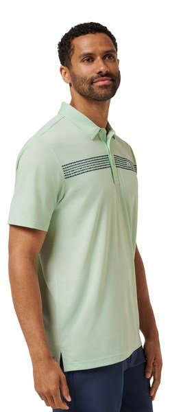 Travis Mathew River Boat men's polo, aqua foam