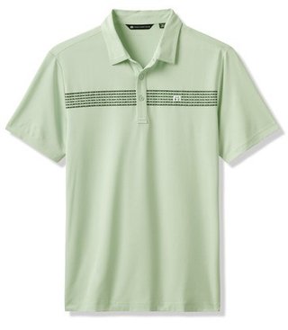 Travis Mathew River Boat men's polo, aqua foam