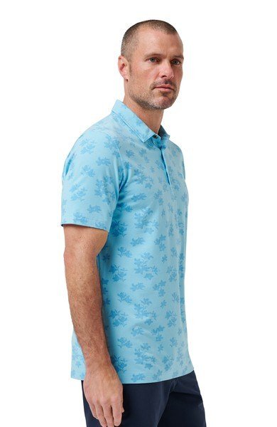 Travis Mathew Port Day men's polo, air blue