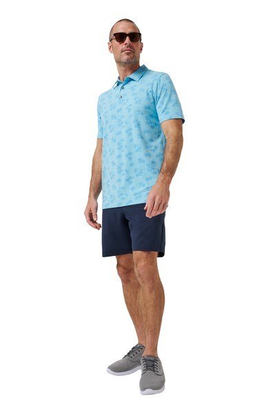 Travis Mathew Port Day men's polo, air blue