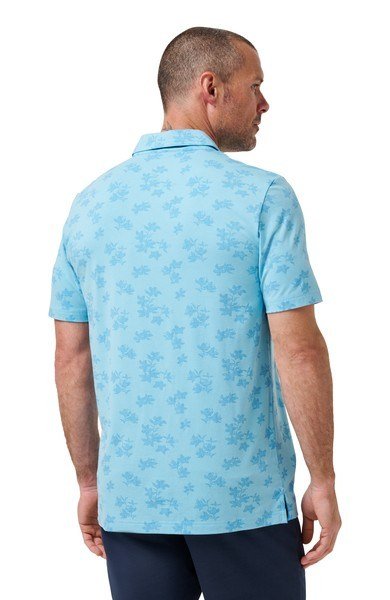 Travis Mathew Port Day men's polo, air blue