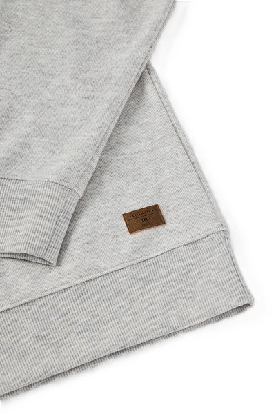 Travis Mathew Cloud men's sweater 1/4 zip, heather grey