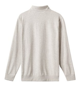 Travis Mathew Cloud men's sweater 1/4 zip, heather grey