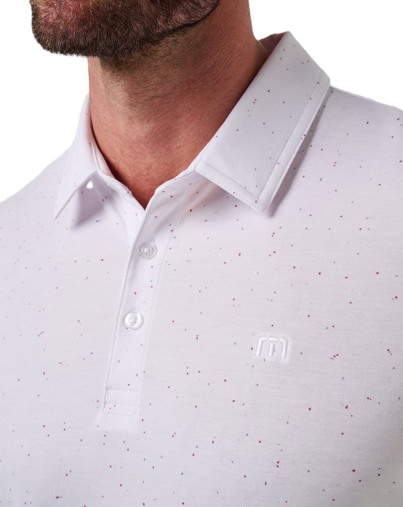 Travis Mathew Special Trip men's polo, white