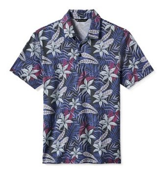 Travis Mathew Featherweight Open Bay men's polo, black