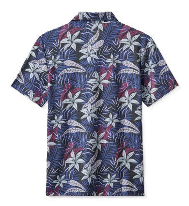 Travis Mathew Featherweight Open Bay men's polo, black