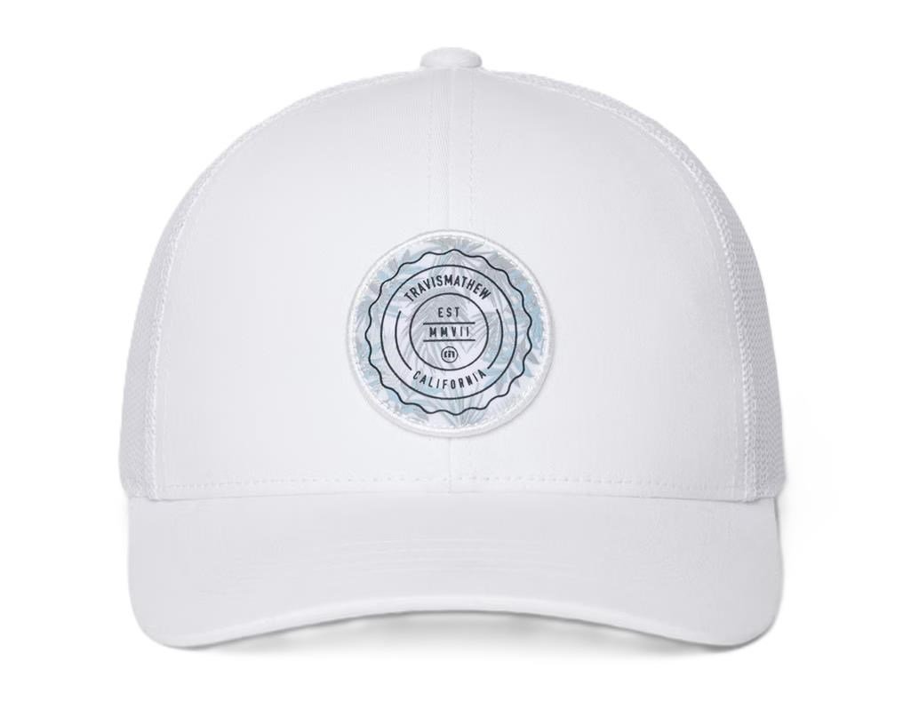 Travis Mathew The Patch Floral junior cap, white
