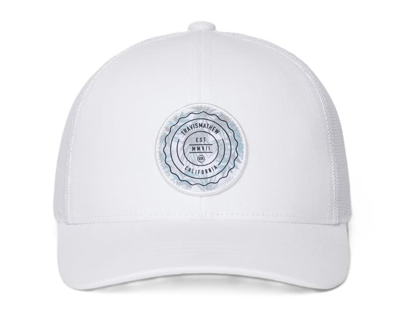 Travis Mathew The Patch Floral junior cap, white