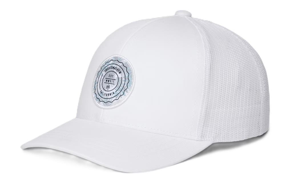 Travis Mathew The Patch Floral junior cap, white