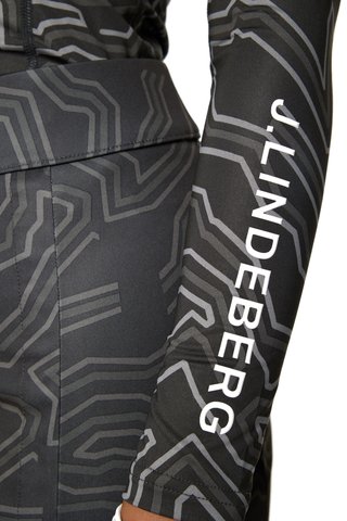 J.Lindeberg Ella Print Compression women's T-shirt, asphalt