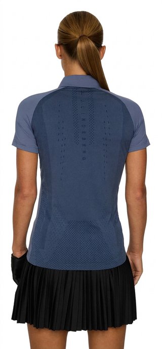 J.Lindeberg Bobi ladies polo, vintage indigo