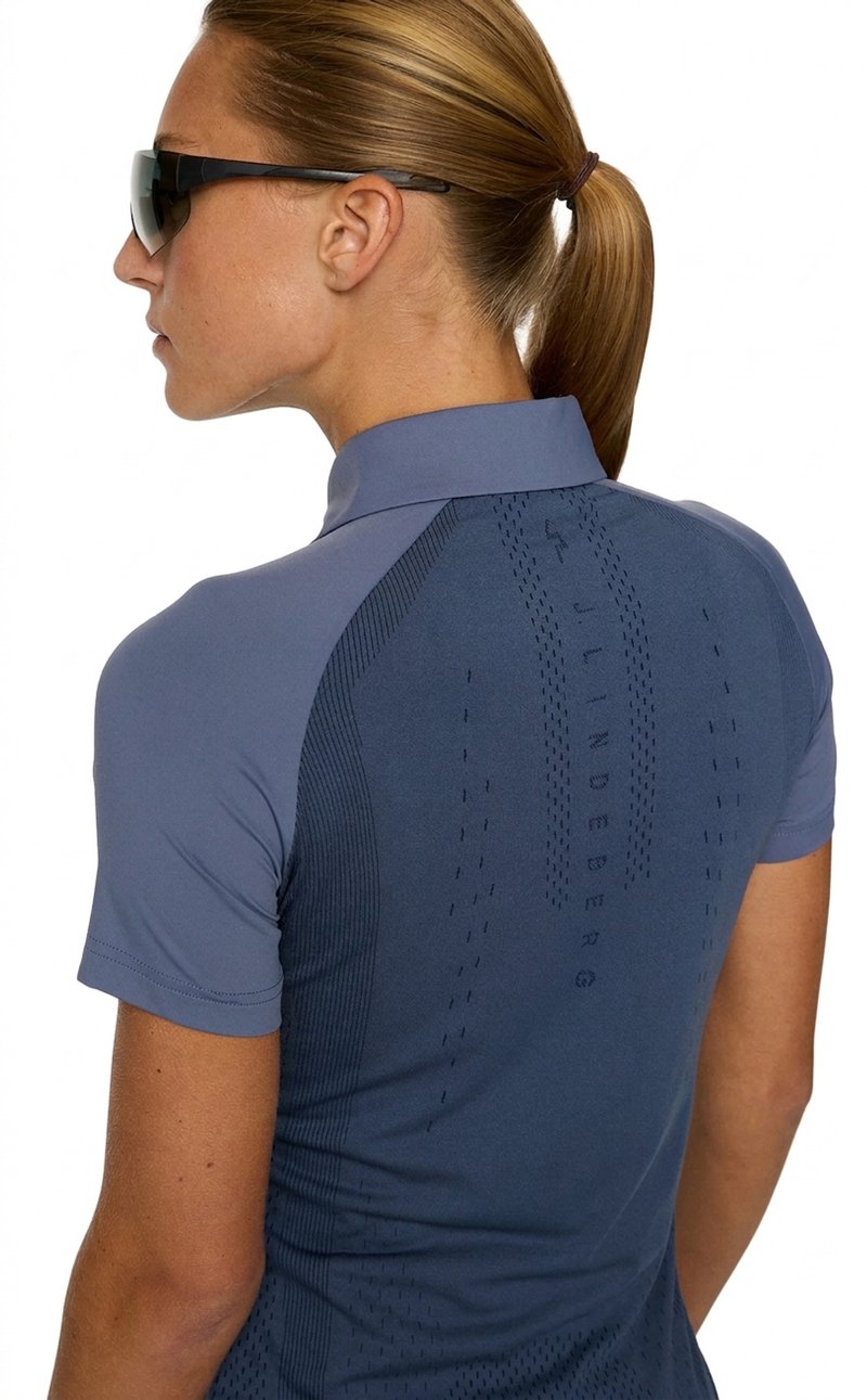 J.Lindeberg Bobi ladies polo, vintage indigo