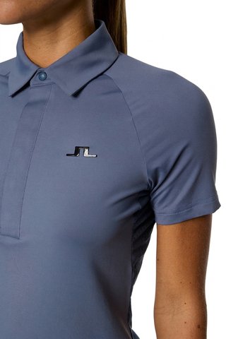 J.Lindeberg Bobi ladies polo, vintage indigo