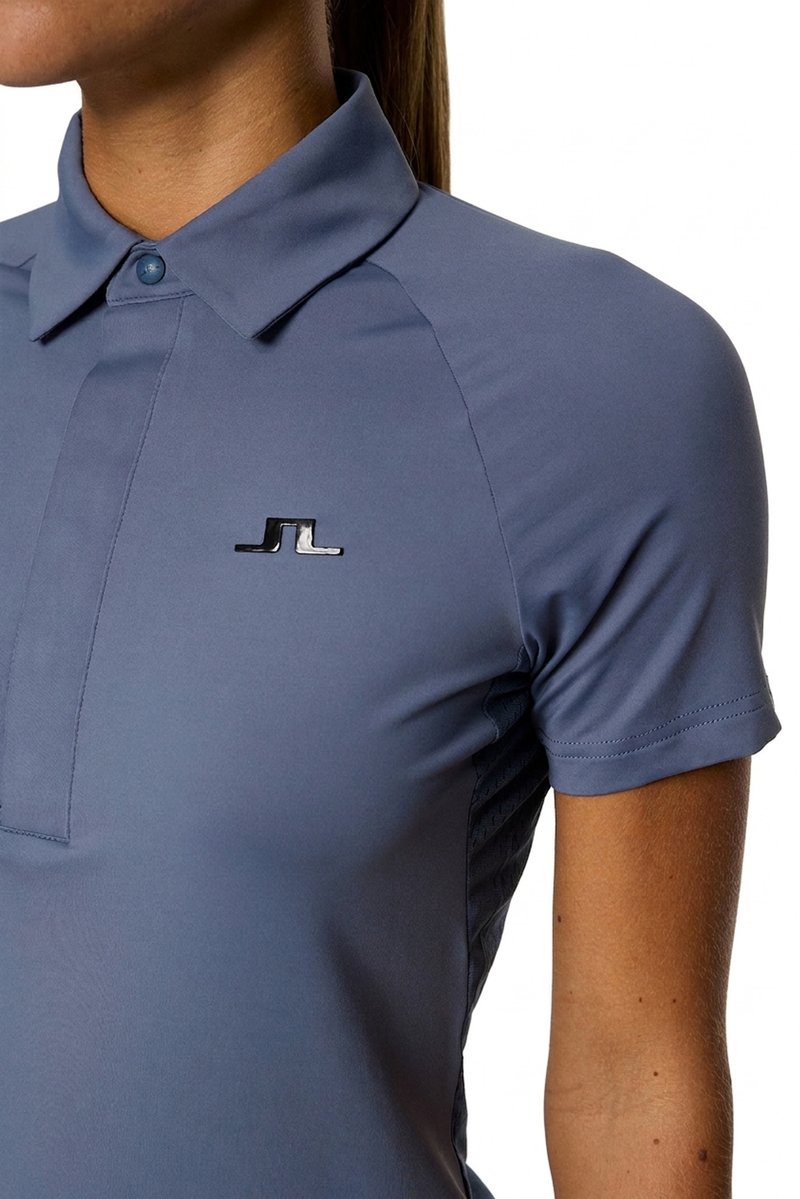 J.Lindeberg Bobi ladies polo, vintage indigo