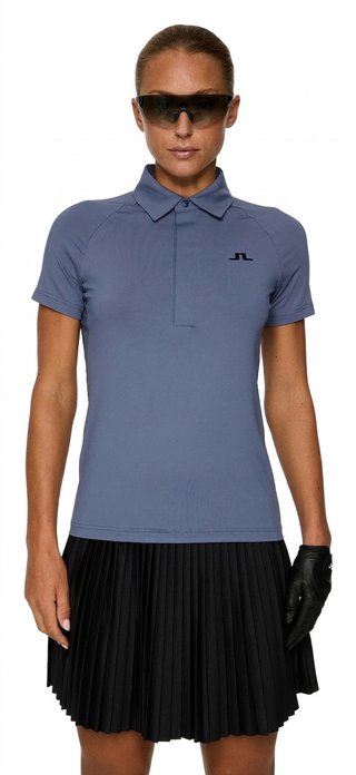 J.Lindeberg Bobi ladies polo, vintage indigo