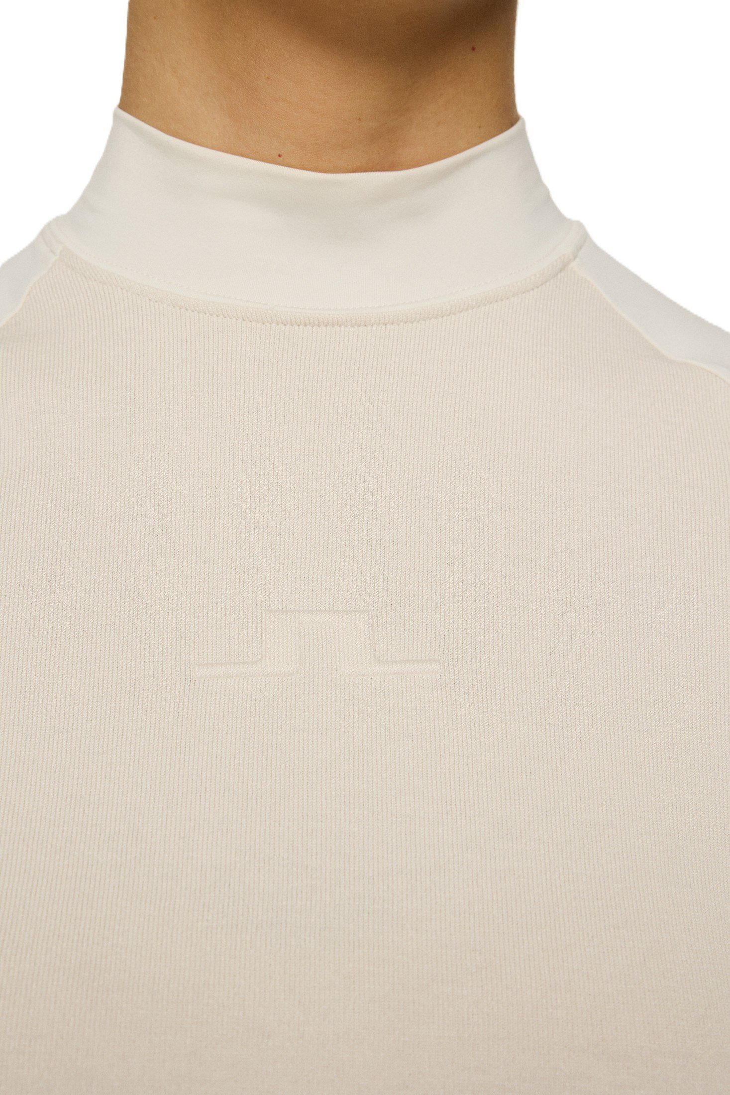 J.Lindeberg Darla Hybrid Knit women's sweater, moonbeam