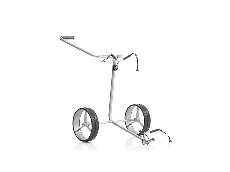 JuCad Titan 2-wheeled manual trolley + carry bag JTT, titanium