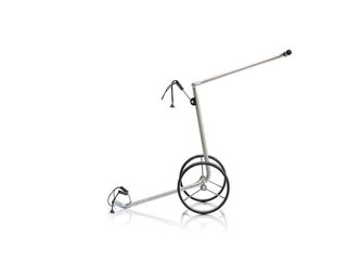 JuCad Titan 2-wheeled manual trolley + carry bag JTT, titanium