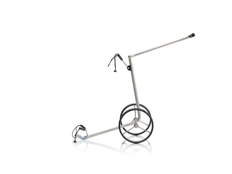 JuCad Titan 2-wheeled manual trolley + carry bag JTT, titanium