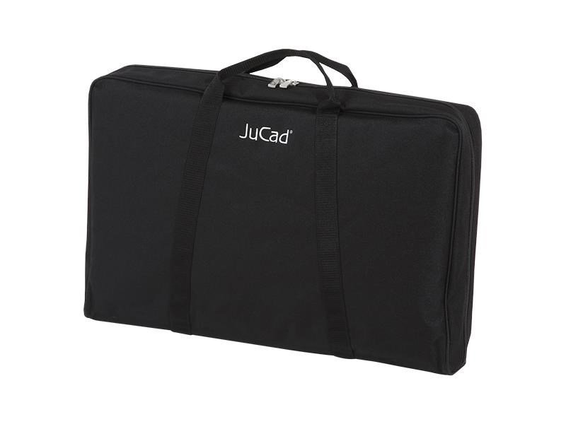 JuCad Edition S 3-wheeled manual trolley, aluminum alloy + carry bag JTT, silver