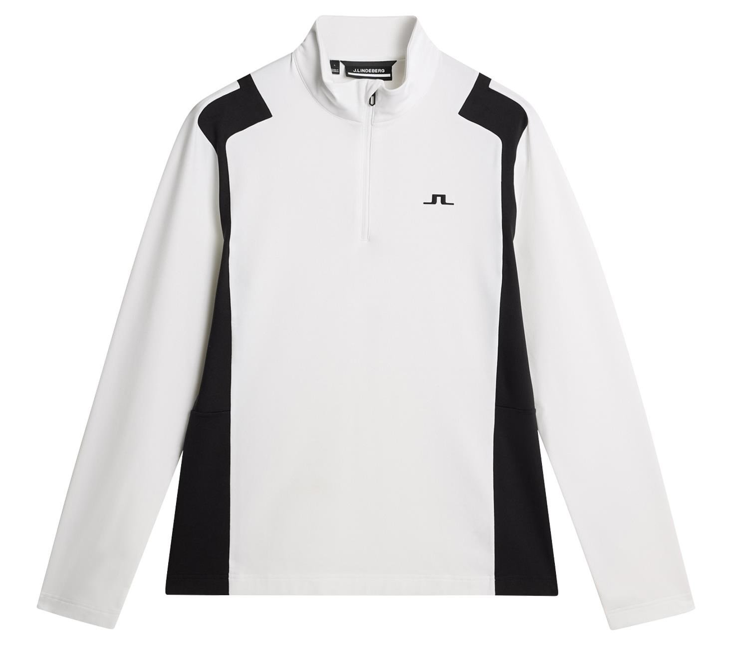 J.Lindeberg Lukas Quarter Zip men's sweatshirt, white
