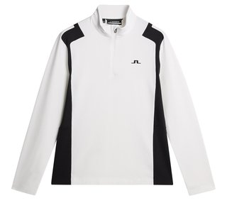 J.Lindeberg Lukas Quarter Zip men's sweatshirt, white