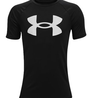 Under Armour Tech Big Logo junior shirt, black