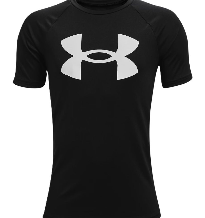 Under Armour Tech Big Logo junior shirt, black