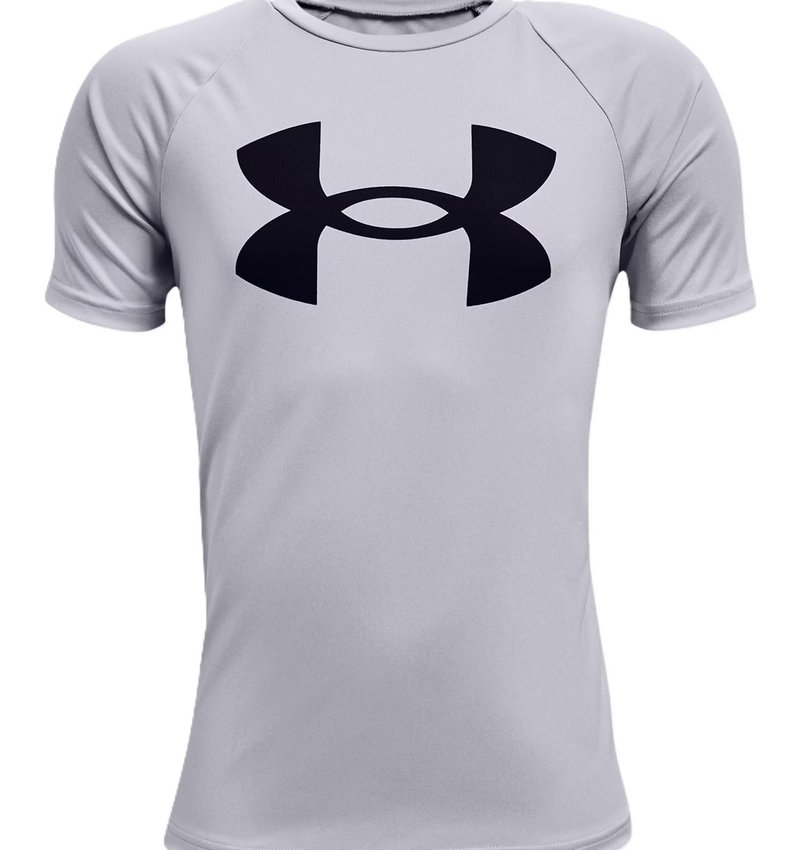 Under Armour Tech Big Logo junior shirt, grey