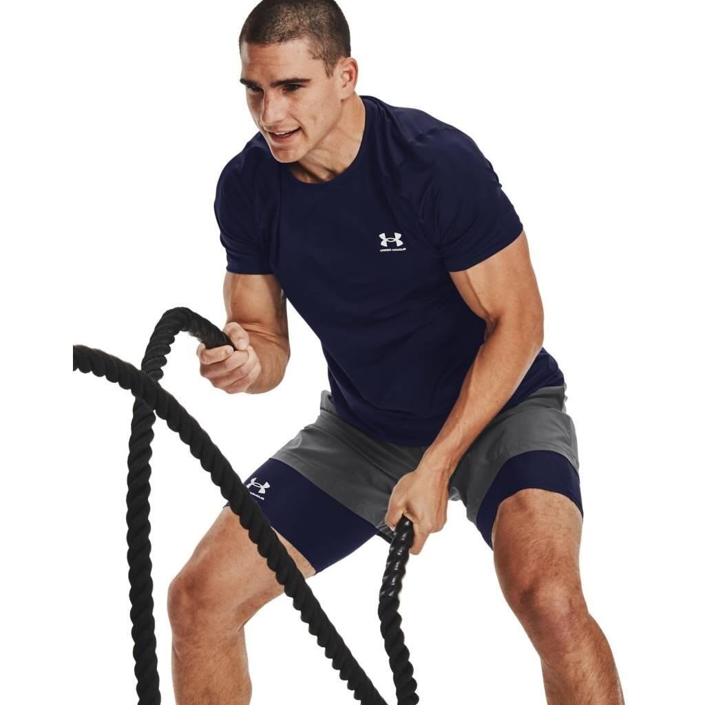 Under Armour HG Fitted SS men's t-shirt, midnight navy