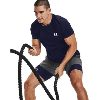Under Armour HG Fitted SS men's t-shirt, midnight navy