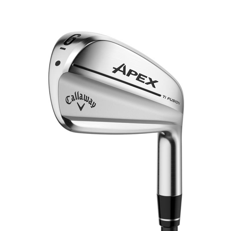 Callaway Apex Ti Fusion Plated men's irons, graphite